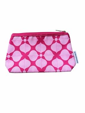 Clinique Pink/Purple Patterned Cosmetic Pouch